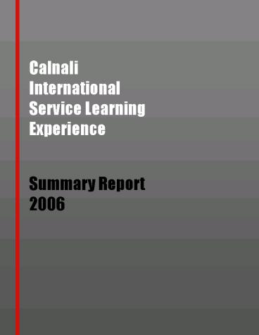 Calnali International Service Learning Experience