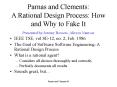Parnas and Clements: A Rational Design Process: How and Why to Fake It PowerPoint PPT Presentation