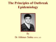 The Principles of Outbreak Epidemiology