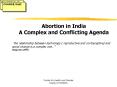 Abortion in India PowerPoint PPT Presentation