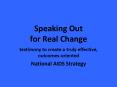Speaking Out for Real Change PowerPoint PPT Presentation