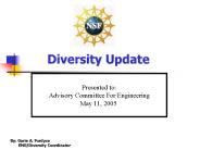 Diversity Update