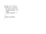 for (int i = 0; i < 10; i  ) {