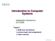 Introduction to Computer Systems