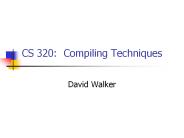 CS%20320:%20Compiling%20Techniques