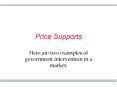Price Supports PowerPoint PPT Presentation