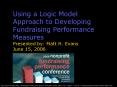 Using a Logic Model Approach to Developing Fundraising Performance Measures Presented by: Matt H. Evans June 15, 2006 PowerPoint PPT Presentation