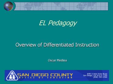 EL Pedagogy