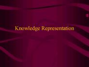 Knowledge Representation