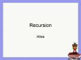 Recursion PowerPoint PPT Presentation