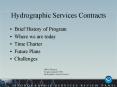 Hydrographic Services Contracts PowerPoint PPT Presentation