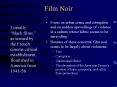 Film Noir PowerPoint PPT Presentation