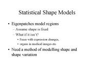 Statistical Shape Models