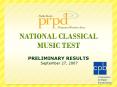 NATIONAL CLASSICAL MUSIC TEST PowerPoint PPT Presentation