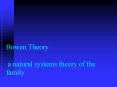 Bowen Theory a natural systems theory of the family PowerPoint PPT Presentation
