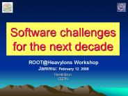 Software challenges for the next decade
