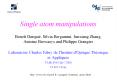 Single atom manipulations Beno PowerPoint PPT Presentation