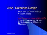 376a' Database Design