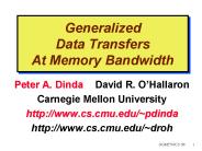 Generalized Data Transfers At Memory Bandwidth