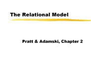 The Relational Model