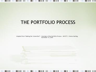 presentation player overlay