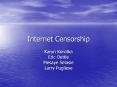 Internet Censorship PowerPoint PPT Presentation