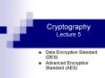 Cryptography Lecture 5 PowerPoint PPT Presentation