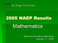 2005 NAEP Results PowerPoint PPT Presentation