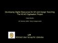 Developing Digital Resources for Art and Design Teaching: PowerPoint PPT Presentation