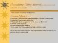 Handling Objectionsno objectionsonly concerns or excuses PowerPoint PPT Presentation