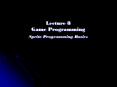 Game Programming PowerPoint PPT Presentation
