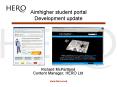 Aimhigher student portal Development update PowerPoint PPT Presentation