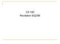 CS 180 PowerPoint PPT Presentation