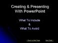 Creating PowerPoint PPT Presentation