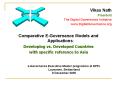 Comparative E-Governance Models and Applications: PowerPoint PPT Presentation