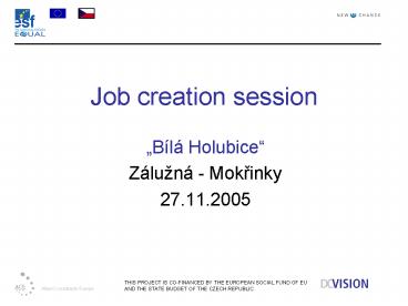 Job creation session