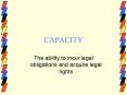 CAPACITY PowerPoint PPT Presentation
