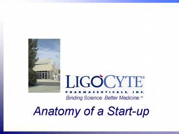 Binding Science' Better Medicine'TM