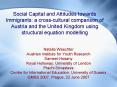 Social Capital and Attitudes towards Immigrants: a cross-cultural comparison of Austria and the United Kingdom using structural equation modelling PowerPoint PPT Presentation