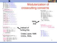 IBM and AOSD