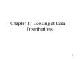Chapter 1: Looking at Data Distributions PowerPoint PPT Presentation