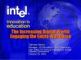 The Increasing Digital World: Engaging the Entire Workforce PowerPoint PPT Presentation