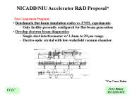 NICADD/NIU Accelerator R