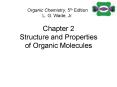 Chapter 2 Structure and Properties of Organic Molecules PowerPoint PPT Presentation