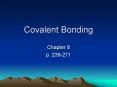 Covalent Bonding PowerPoint PPT Presentation