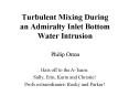 Turbulent Mixing During an Admiralty Inlet Bottom Water Intrusion PowerPoint PPT Presentation