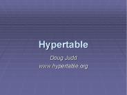 Hypertable