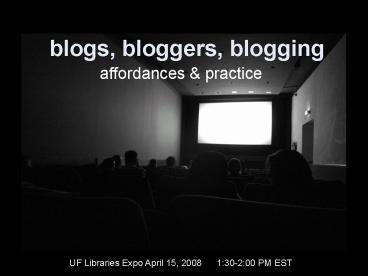 blogs, bloggers, blogging