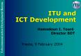 ITU and ICT Development PowerPoint PPT Presentation