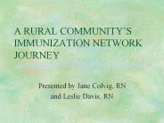 A RURAL COMMUNITY